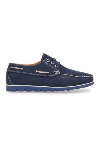Blaue Schnürschuhe aus echtem Leder Claremorris 9