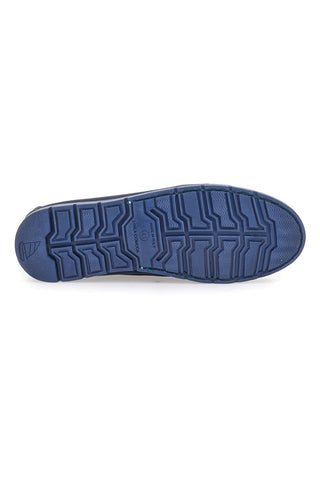 Blaue Schnürschuhe aus echtem Leder Claremorris 9