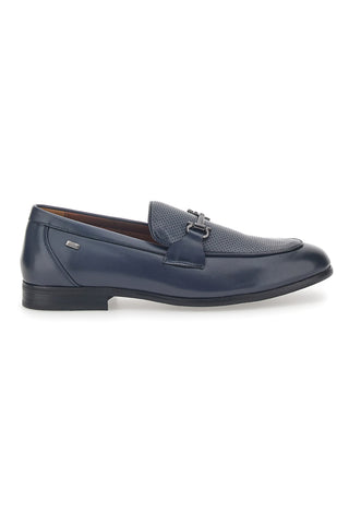 Mocassini Eleganti da Uomo Blu Solo Soprani 41818