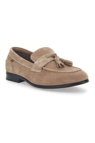 Beige Wildleder-Mokassin Solo Soprani 41820