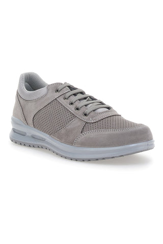 Graue Schnürschuhe Made in Italy Marco Brandi 23