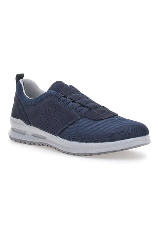 Marco Brandi 37 Blaue Slip-on-Schnürschuhe