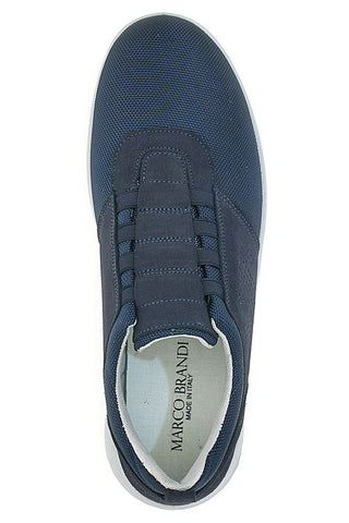 Marco Brandi 37 Blaue Slip-on-Schnürschuhe
