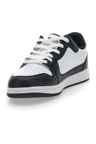 Leone 35 Sport-Sneaker in Schwarz und Weiß