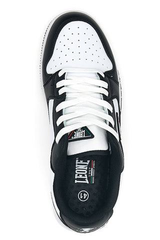 Leone 35 Sport-Sneaker in Schwarz und Weiß