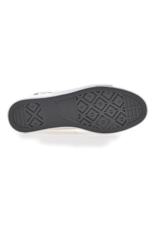 Weiße Canvas-Sneaker Leone 40