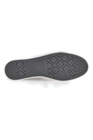Mittelhohe schwarze und weiße Canvas-Sneaker Leone 40