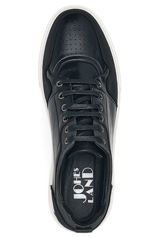 Johes Land Herren-Schnürschuhe in Schwarz 225671