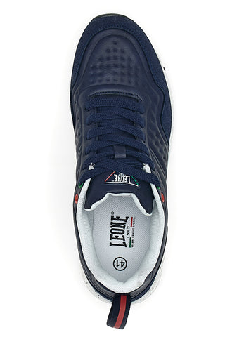 Sneakers Blu Con Chiusura Stringata Leone M0488