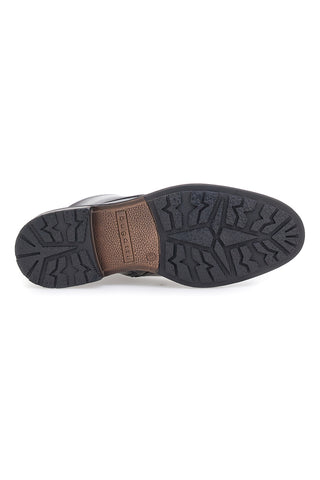 Dunkelbraune Stiefel mit seitlichem Reißverschluss Bugatti 315957394000
