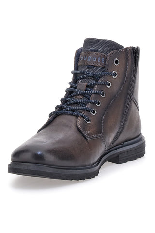 Scarponcini Marroni Con Cerniera Bugatti 325AOU3L3500