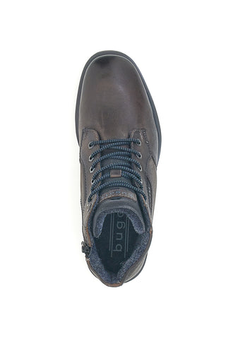 Scarponcini Marroni Con Cerniera Bugatti 325AOU3L3500