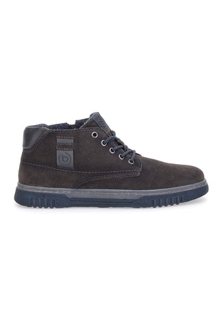 Bugatti Dunkelgraue hohe Schnürschuhe 325A5Z301400