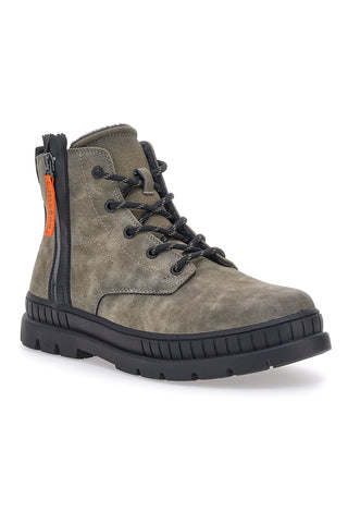 Taupefarbene Stiefel mit seitlichem Reißverschluss Bugatti 325AGB355000