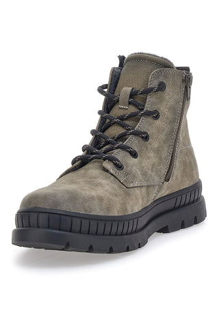 Taupefarbene Stiefel mit seitlichem Reißverschluss Bugatti 325AGB355000