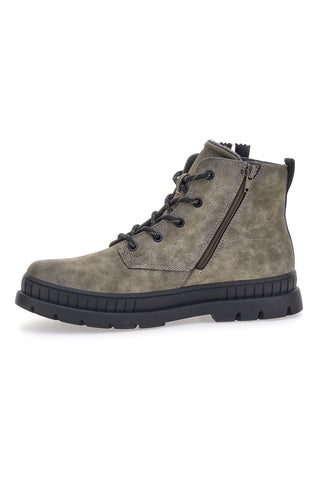 Taupefarbene Stiefel mit seitlichem Reißverschluss Bugatti 325AGB355000