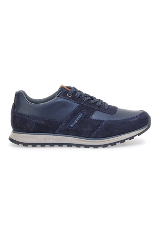 Blaue Schnürschuhe mit Schnürsenkeln Bugatti 335A021F5914