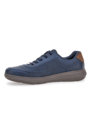 Blaue Bugatti-Schnürschuhe 335AFU035000