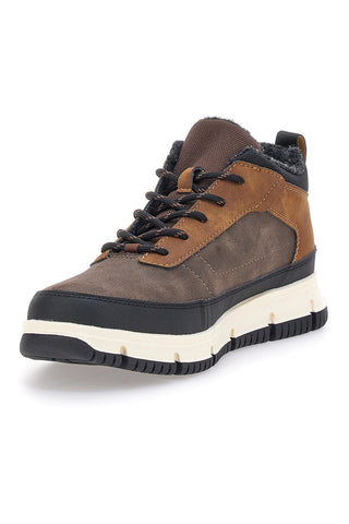 Scarponcino alla caviglia marrone e verde BUGATTI 345AC2355000