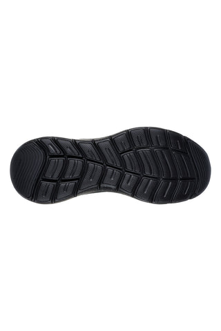 Schwarze Sneaker mit gepolsterter SKECHERS FLEX ADVANTAGE 5.0-Innensohle