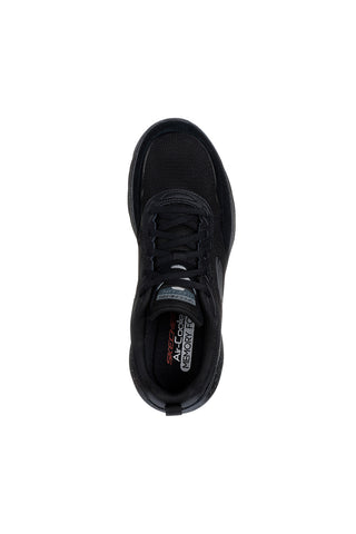 Schwarze Sneaker mit gepolsterter SKECHERS FLEX ADVANTAGE 5.0-Innensohle