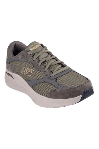 Olivgrüne Turnschuhe mit Arch Fit Skechers Arch Fit 2 The Keep