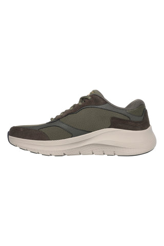 Olivgrüne Turnschuhe mit Arch Fit Skechers Arch Fit 2 The Keep