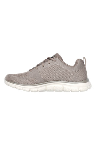 Beigefarbene Sneakers mit Memory-Schaum Skeachers Track Front Runner