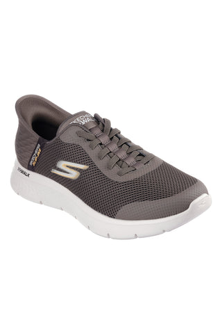 Skechers Go Walk Flex Hans Up braune Turnschuhe