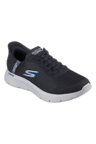 Skechers Go Walk Flex Hands Up schwarze Turnschuhe
