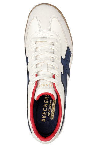 Sneakers Beige con Dettagli Blu e Rossi SKECHERS ZINGER MANZANILLA