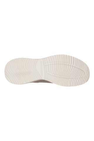 Sneakers Beige in Memory Foar Skechers Squad