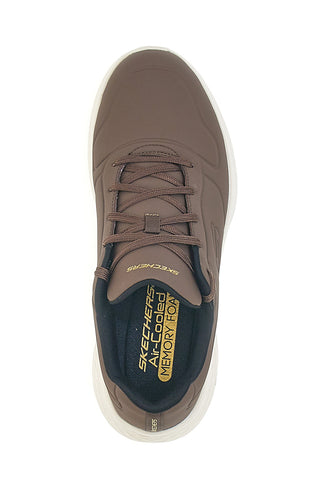 Braune Turnschuhe und weiße Sohle Skechers Skech-Lite Pro Nullify