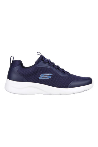 Scarpe da palestra blu e bianche con tomaia in mesh Skechers Dynamight 2.0 - Setner