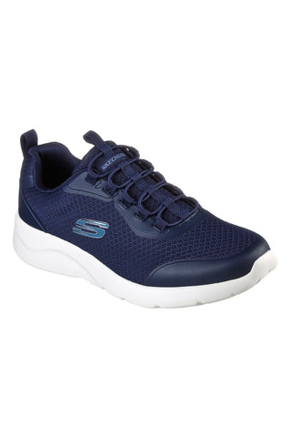 Scarpe da palestra blu e bianche con tomaia in mesh Skechers Dynamight 2.0 - Setner