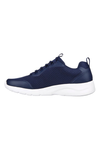 Scarpe da palestra blu e bianche con tomaia in mesh Skechers Dynamight 2.0 - Setner