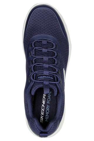 Scarpe da palestra blu e bianche con tomaia in mesh Skechers Dynamight 2.0 - Setner