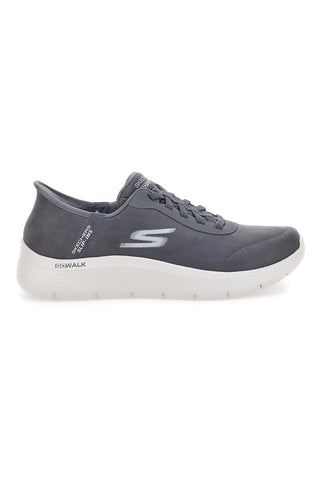 Sneakers Grigie Con Slip-Ins Skechers Go Walk Flex Smooth Motion