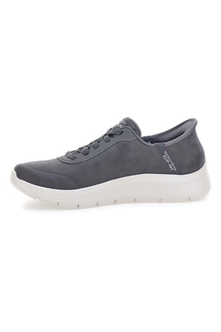 Sneakers Grigie Con Slip-Ins Skechers Go Walk Flex Smooth Motion
