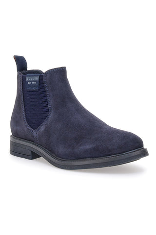 Stivaletti Beatles Blu in Pelle Scamosciata Bugatti 311AGS301400
