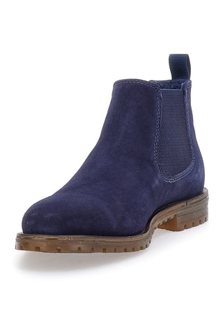 Stivaletti Beatles Blu In Vera Pelle Bugatti 311AOB311400