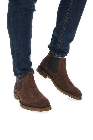 Stivaletti Beatles Marroni In Vera Pelle Bugatti 311AOB311400