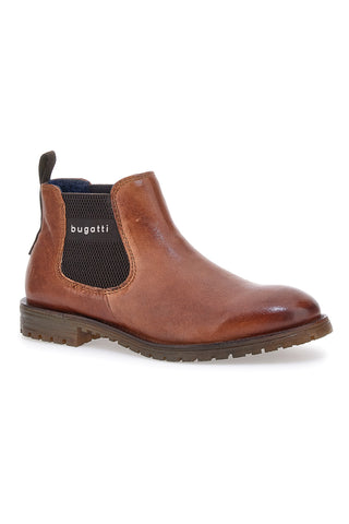 Braune Beatles-Stiefel aus echtem Leder Bugatti 311AOB314200