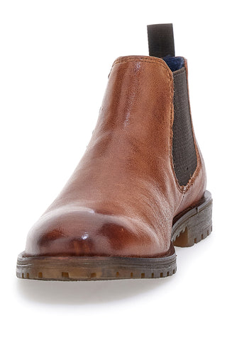 Braune Beatles-Stiefel aus echtem Leder Bugatti 311AOB314200