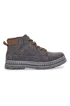 Dunkelbraune hohe Schnürschuhe BUGATTI 321AGB385000