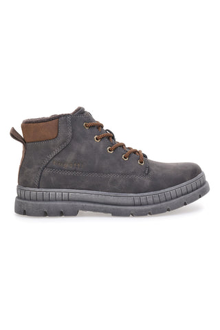Dunkelbraune hohe Schnürschuhe BUGATTI 321AGB385000