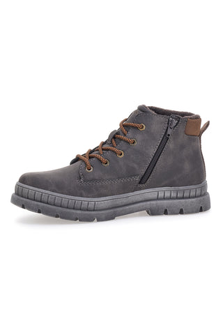 Dunkelbraune hohe Schnürschuhe BUGATTI 321AGB385000