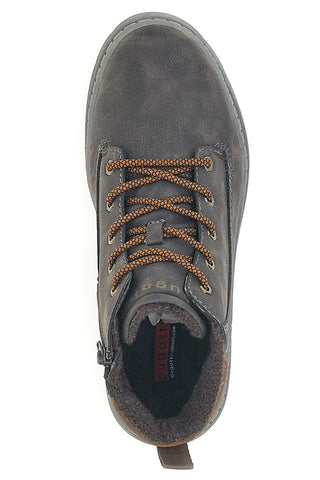 Dunkelbraune hohe Schnürschuhe BUGATTI 321AGB385000