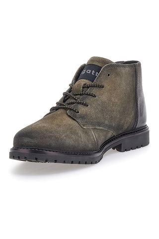 Dunkelgrüne Schnürschuhe Bugatti 321AOJ301432