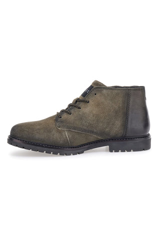 Dunkelgrüne Schnürschuhe Bugatti 321AOJ301432